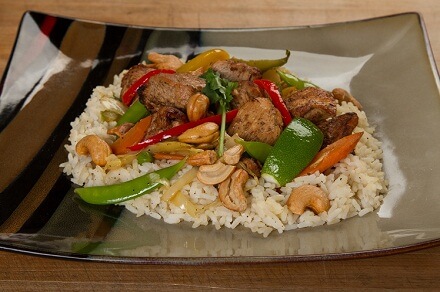 Cashew Chicken Stir Fry for Meal Delivery in Chicago | Meal Village