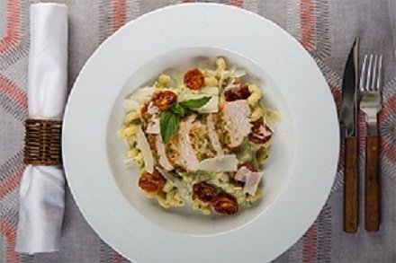 Chicken Pesto Cavatappi for Meal Delivery in Chicago | Meal Village
