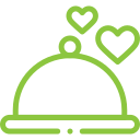Dollar symbol icon highlighting affordable Thanksgiving meals starting at just $7.95
